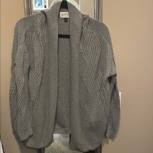 a new day Charcoal Cable Knit Cardigan